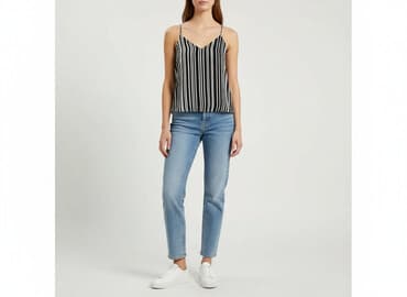 koszulki na ramiączkach zara: H&M, Top damski, rozmiar XS — 7