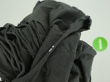 czarne jeansy bootcut: H&M Basic, T-shirt damski, rozmiar M — 4