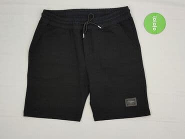 czarne eleganckie szorty: Dolce & Gabbana, Szorty dla mężczyzn, L — 3