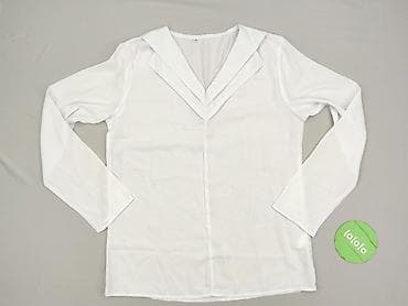 białe bluzki basic: Bluzka damska, rozmiar M — 2