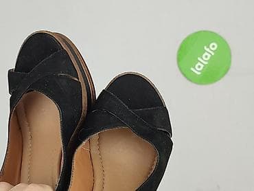 biale sandaly na platformie: Sandały damskie, rozmiar 39 — 6