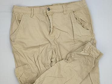 crop spodnie: Sinsay, Spodnie cargo damskie, rozmiar XL — 1