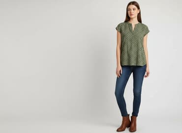 marynarka damska w jodełkę: Yessica, Bluzka damska, rozmiar S — 6