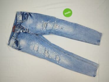 jeansy plus size wysoki stan: DENIM JEANS, Jeansy damskie, XS — 2