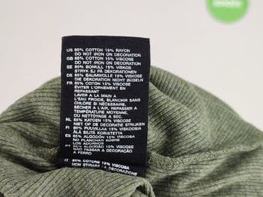 жіноча футболка m eu 38 візерунок принт колір білий: H&M, Top damski, rozmiar XS — 5
