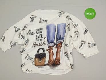 bluzka damska z nadrukiem: Жіноча блуза, розмір One size — 4