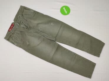 czerwone chinosy damskie: Spodnie materiałowe damskie, rozmiar S — 2