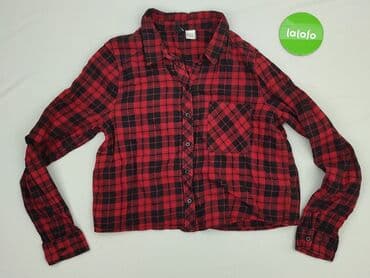 sukienki w czerwoną kratę: Divided, Koszula damska, rozmiar S — 2