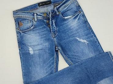 wide high jeans: Jeansy damskie, rozmiar M — 1