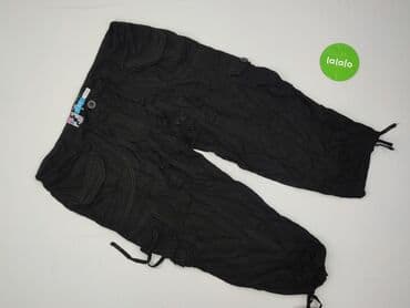 spodnie wrangler czarne: F&F, Spodnie 3/4 damskie, rozmiar 2XL — 2