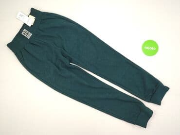legginsy damskie plus size: Material trousers for women, size L (EU 40) — 2