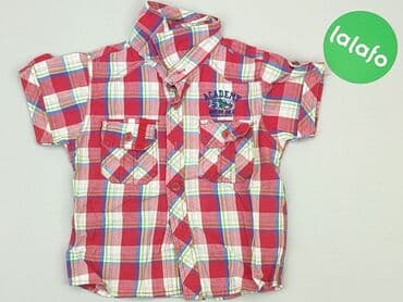 sukienka dla 6 latki: Shirt 1.5-2 years, condition - Very good, pattern - Cell, color - Red — 2