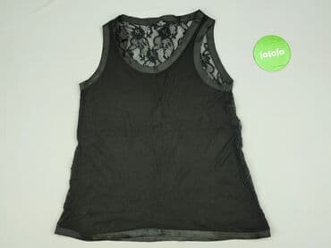 czarne obcisła bluzki: Mango, Top damski, S — 2