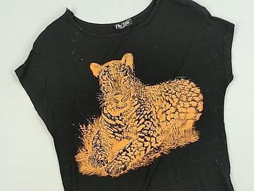 distressed t shirty: T-shirt damski, rozmiar L — 1