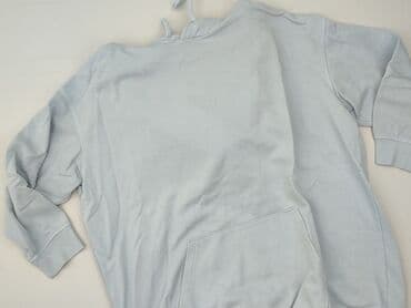 bluzy poliester: H&M Basic, Bluza z kapturem damska, rozmiar L — 1
