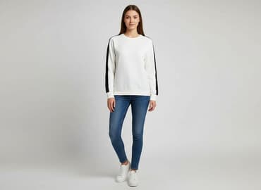 biała jedwabna bluzka damska: Wasabi, Bluza damska
, rozmiar XS — 6