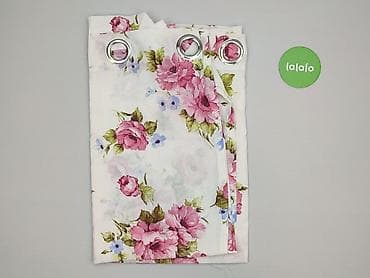 kwiatki: Zasłona na przelotkach – kwiatowy wzór - Typ: zasłona pojedyncza - — 3