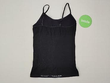 czarne bluzki basic: Top damski, rozmiar L — 4