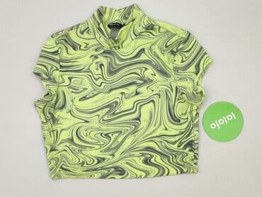 top z piórami czarny: Bershka, Top damski, L — 2