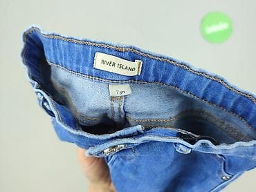 dresy martes: Spodnie jeansowe, River Island, 7 lat, 122, stan - Bardzo dobry — 4