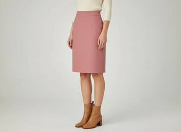 pudrowa spódnice ołówkowe: Spódnica damska, rozmiar S — 5