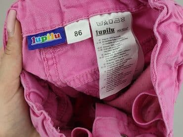 krótkie spodenki niemowlęce 74: Denim pants, Lupilu, 12-18 months, condition - Very good — 5