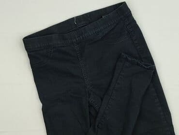 legginsy woskowane z wysokim stanem: Jeansy damskie, rozmiar S — 1