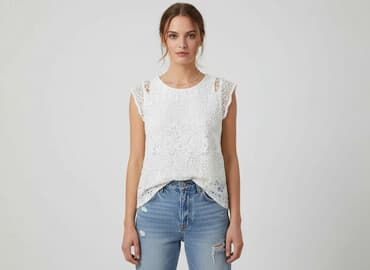 modbis bluzki koronkowe: Bluzka damska, rozmiar M — 5