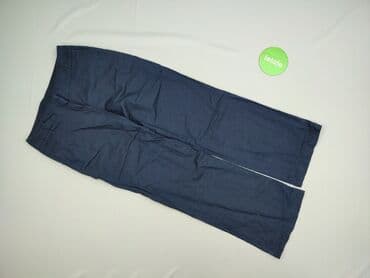 zara spodnie damskie len: Material trousers for women, size S — 2