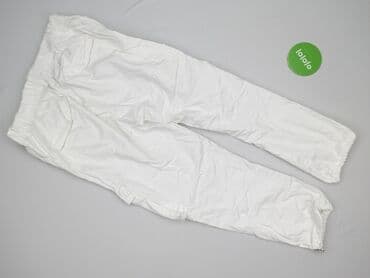 białe cargo bershka: Bershka, Spodnie cargo damskie, rozmiar XL — 3