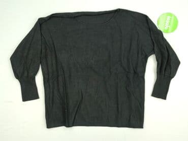 czarne t shirty basic: Janina, Bluzka damska, rozmiar 4XL — 2
