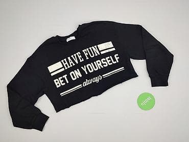 dresy czarne bershka: Bershka, Bluza damska
, rozmiar M — 2