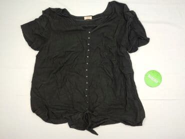 czarne bluzki dekolt v: Triangle, Bluzka damska, rozmiar 2XL — 2