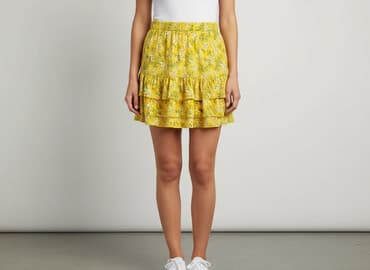 reserved żółta spódnice: Tessentials, Spódnica damska, rozmiar L — 6