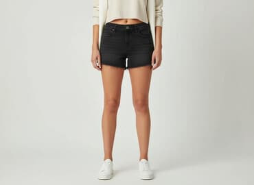 luźne szorty jeans damskie: Denim Co, Szorty damskie, rozmiar XL — 7