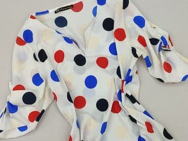 czarne bluzki w biale grochy: Bluzka damska, M — 1