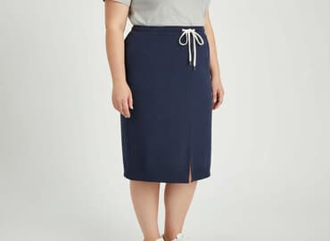 spódniczka kąpielowa granatowa: Spódnica damska, rozmiar 5XL — 7