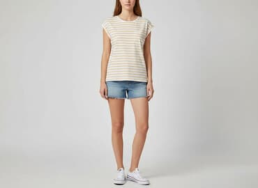 bluzki w prążki: House, T-shirt damski, rozmiar S — 6