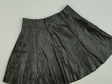 spódnice czarne eko skóra: Spódnica damska, rozmiar S — 1
