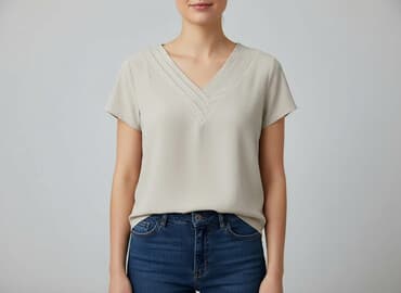 apricot bluzki: Bluzka damska, rozmiar S — 5