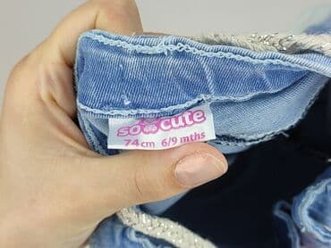stradivarius spodnie dla wysokich: Spodnie jeansowe, So cute, 6-9 miesięcy, stan - Idealny — 4