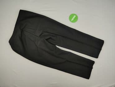 czarne spodnie materiałowe: Spodnie materiałowe damskie, rozmiar 4XL — 3