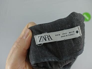 zara spodnie z szerokimi nogawkami: Zara, Spodnie materiałowe damskie, rozmiar M — 5