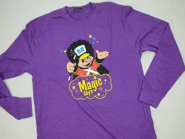 koszulka basic oversize: Bluzka dla mężczyzn, L — 2