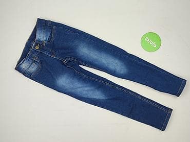 skarpety ecco: Spodnie jeansowe, Y.F.K., 8 lat, 122/128, stan - Bardzo dobry — 2