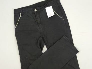 Material trousers for women, size L
