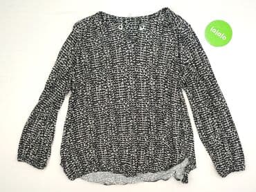 bluzka w kratę czarno biala: Bluzka damska, rozmiar S — 2