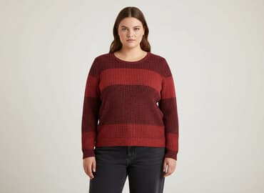 sweter w paski: Bpc bonprix collection, Sweter damski, rozmiar 4XL — 8