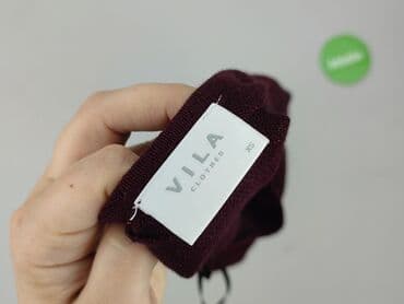 czarne bluzki z chokerem: Vila, Bluzka damska, XS — 4