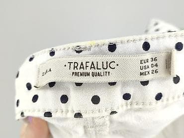 Ubrania damskie: Trafaluc, Spodnie materiałowe damskie, rozmiar S — 4